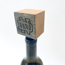 Load image into Gallery viewer, Notre Dame Stadium Bench Wood Wine Stopper
