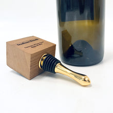 Load image into Gallery viewer, Notre Dame Stadium Bench Wood Wine Stopper
