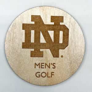 Notre Dame Golf Coaster Set